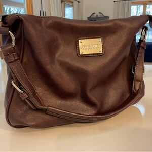 Jenna Kator Brown Leather Shoulder Bag
